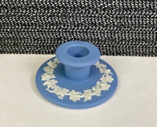 Blue Wedgewood Candle Holder