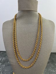 18k Gold Rope Chain