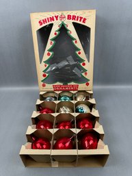 Vintage Christmas Ornaments - Dec 1962 -original Box