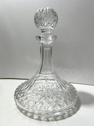 Waterford Crystal Glass Decanter And Stopper