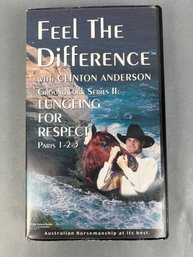 Clinton Andersons Lungeing For Respect Parts 1,2 & 3 VHS.