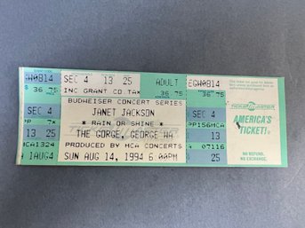 Vintage Janet Jackson At The Gorge From 1984