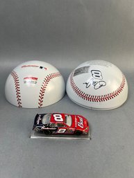 2005 MLB All Star Game Dale Earnhardt Jr Collectable Car And Ball.