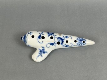 Meissen Porcelain Ocarina Hand Flute - Germany