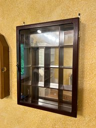 Small Curio Wall Cabinet