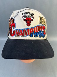 1996 Chicago Bulls NBA Champions Snapback Hat.