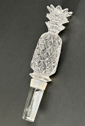 Vintage Waterford Crystal Pineapple Wine Bottle Decanter Stopper