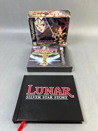 Lunar Silver Star Story For PlayStation Box Case And Book No Disks.