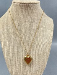 1-20th 12K Gold Filled Chain & Heart Locket