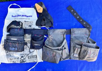Nylon Tool Belt, Work Apron And A Pair Of Suspenders.