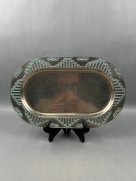 Wilton Armetale Pewter Art Deco Design Tray