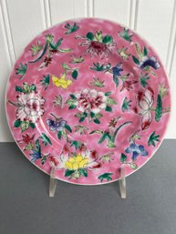 Asian Painted & Enameled Plate