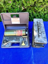 Bernz O Matic Torch And A Cartridge Case.