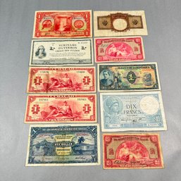 Lot Of World Paper Currency