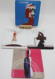 Vogue Cork Back Coasters (4) *local Pick Up Only*