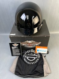 Original Harley Davidson Helmet With Carrying Bag.