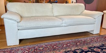 White Upholstered Sofa -  Made By Carter