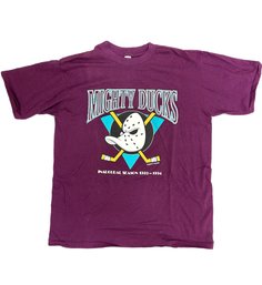 Vintage Mighty Ducks Hockey 93-94 Inaugural Season Shirt