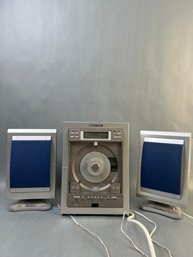 Fisher Model Slim-1400BL Stereo Am Fm Cd Player.