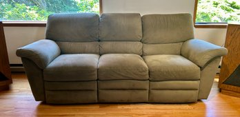 La Z Boy Green Recliner Sofa