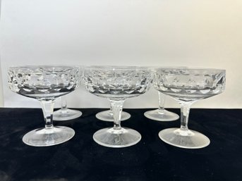 Peill Crystal Granada Set Of Six Sorbets  *Local Pickup Only*