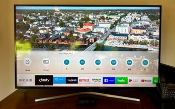 Samsung 55' 4K UHD Smart LED TV:  Model UN55MU630DFXZA