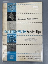 1960 Ford Falcon Service Tips.
