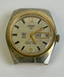 Vintage Mans Seiko Colombo Style Watch