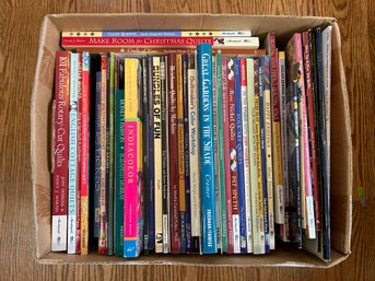 Lot Of Quilting And Sewing Books