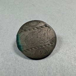 Engraved  LOVE TOKEN On A Seated Liberty Quarter
