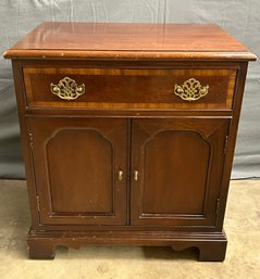 Vintage American Masterpiece Collection By Hickory Nightstand