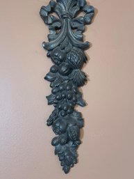 Ornate Metal Grape Wall  H X  W