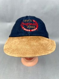 Levis Leather Brim Hat.