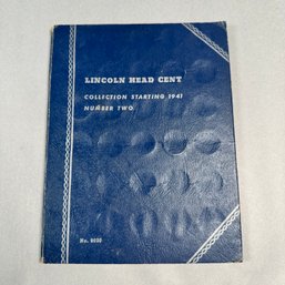Lincoln Head Cent 1941 Book