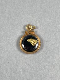 14K Gold Nugget Charm