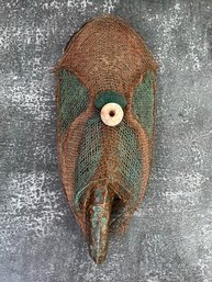 Stephanie Lutgring Hand Woven Copper Wire  Mask