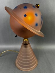Saturn Lamp By Sarsaparilla Deco Design For The New York Worlds Fair 1939 -reproduction