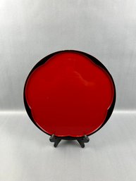 Japanese Lacquer Round Tray