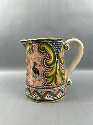 Hand Painted In Portugal Pitcher