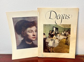 Degas Art Plate Book - 9 Plates