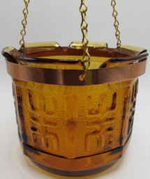 Vintage 1970 Princess House Amber Hanging Planter *local Pick Up Only*