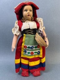 Vintage Magis Roma Italian Folk Costume Doll.