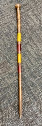 Multi Color Resin And Wood Walking Stick