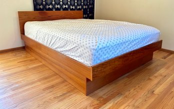 Made In Denmark Teak Platform Queen Bed