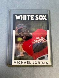 1990 Micheal Jordan White Sox Card.