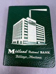 Vintage Midland National Bank Billings Montana Coin Bank.