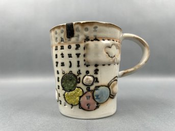 Studio Pottery Signed Coffee Mug