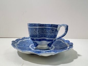 Asian Style Cup And Saucer