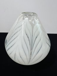 Rich Miller Glass Pulled Feather Bud Vase