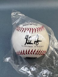 Nolan Ryan Limited Edition Baseball By  Fotoball From Mennen.
